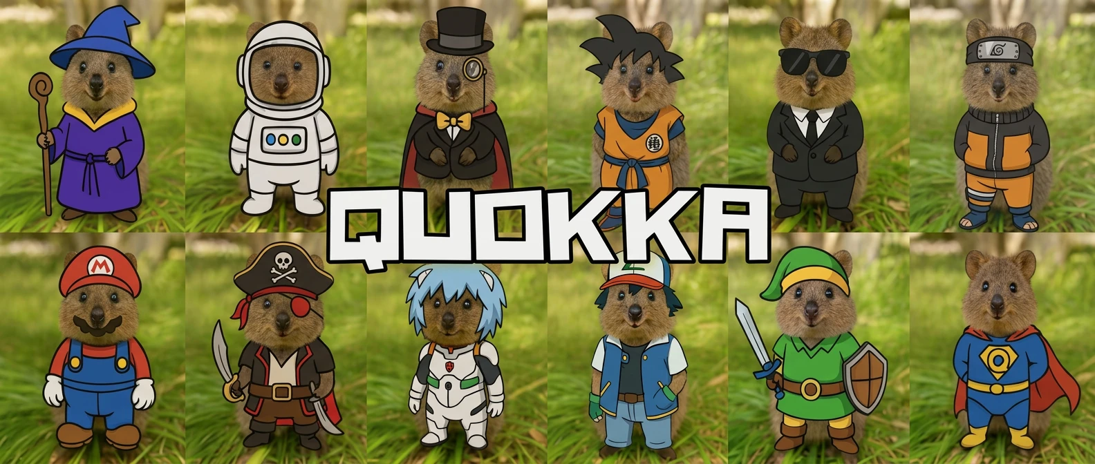 Quokka character lineup